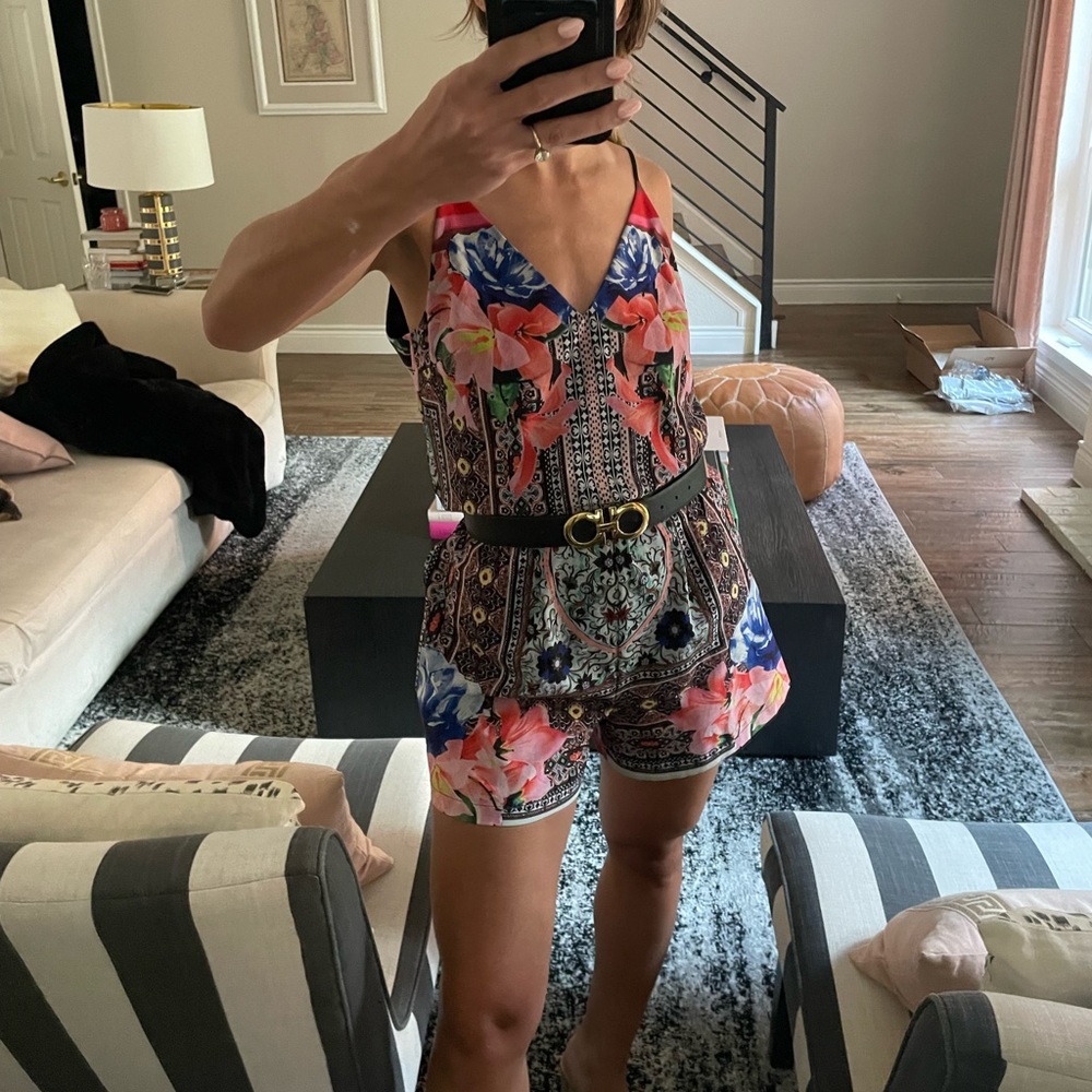 Clover Canyon Print Romper Size S